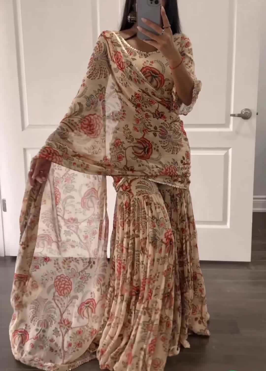 Stunning Sharara Saree