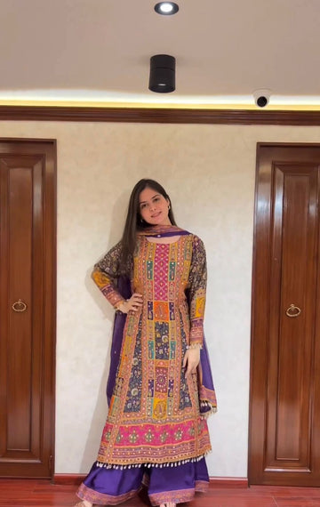 Multicolor Salwar Suit
