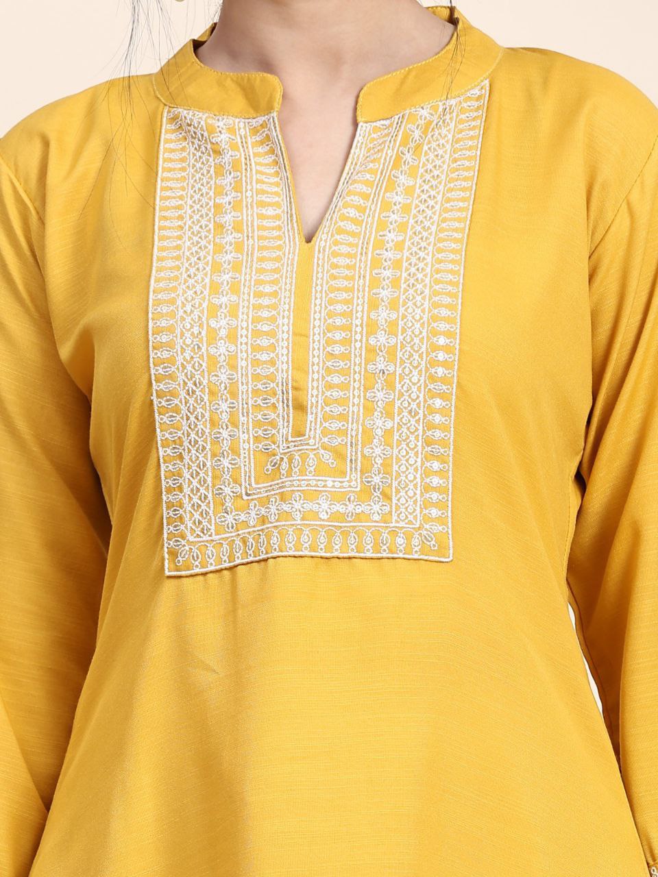 Designer Muslin Cotton Kurta Suit Set