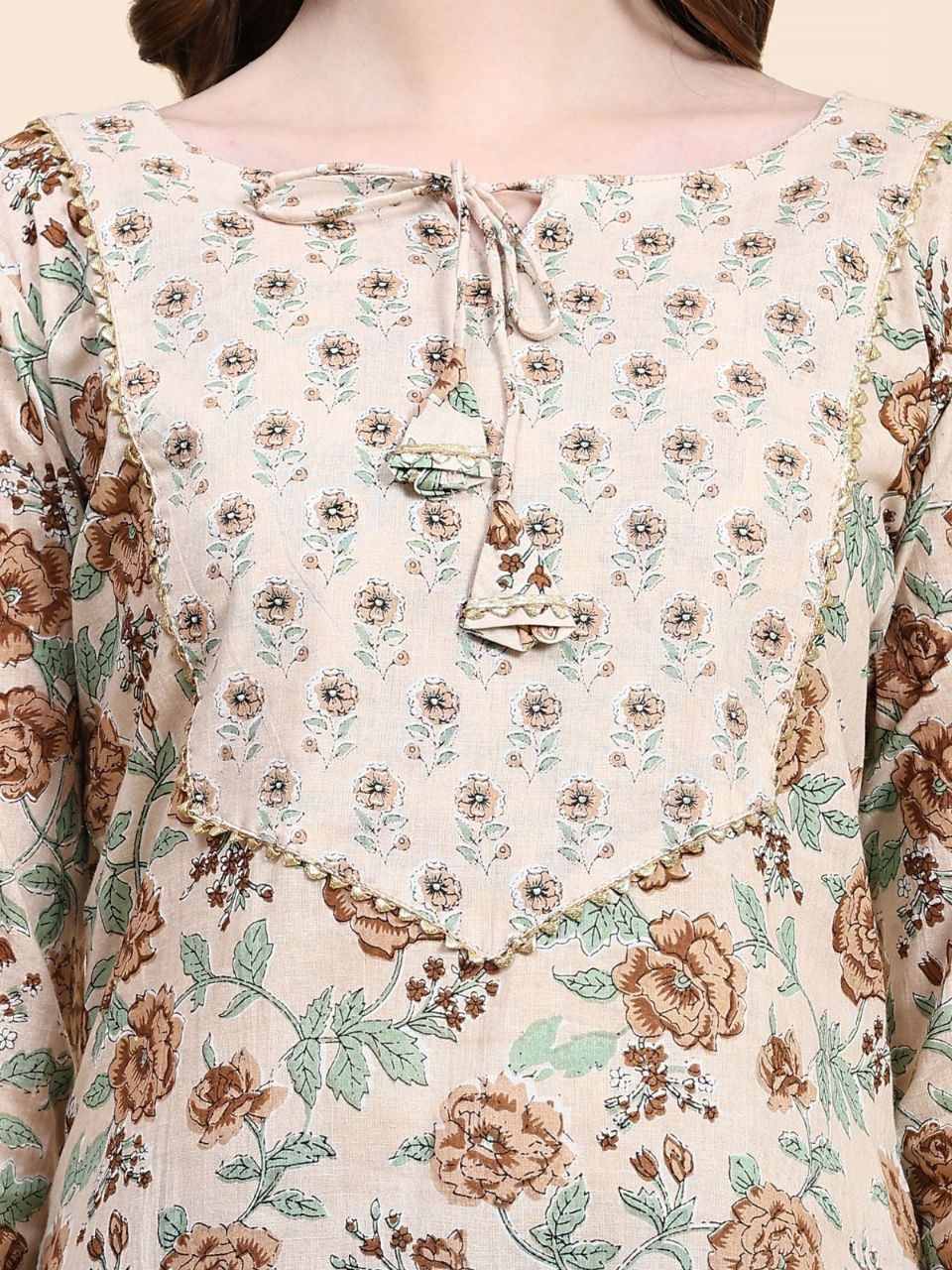 This beautiful Designer Kurta Bottom Set