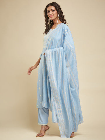 This exquisite Designer Kurta Suit Set