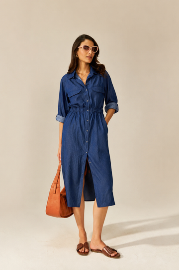 Bloom Denim Dress
