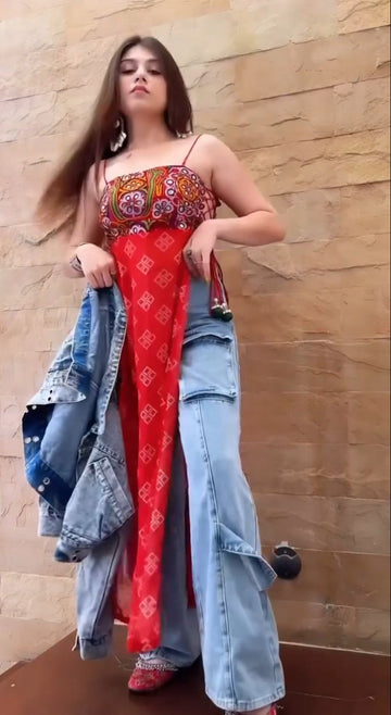 Kicky Bandhani Kurti