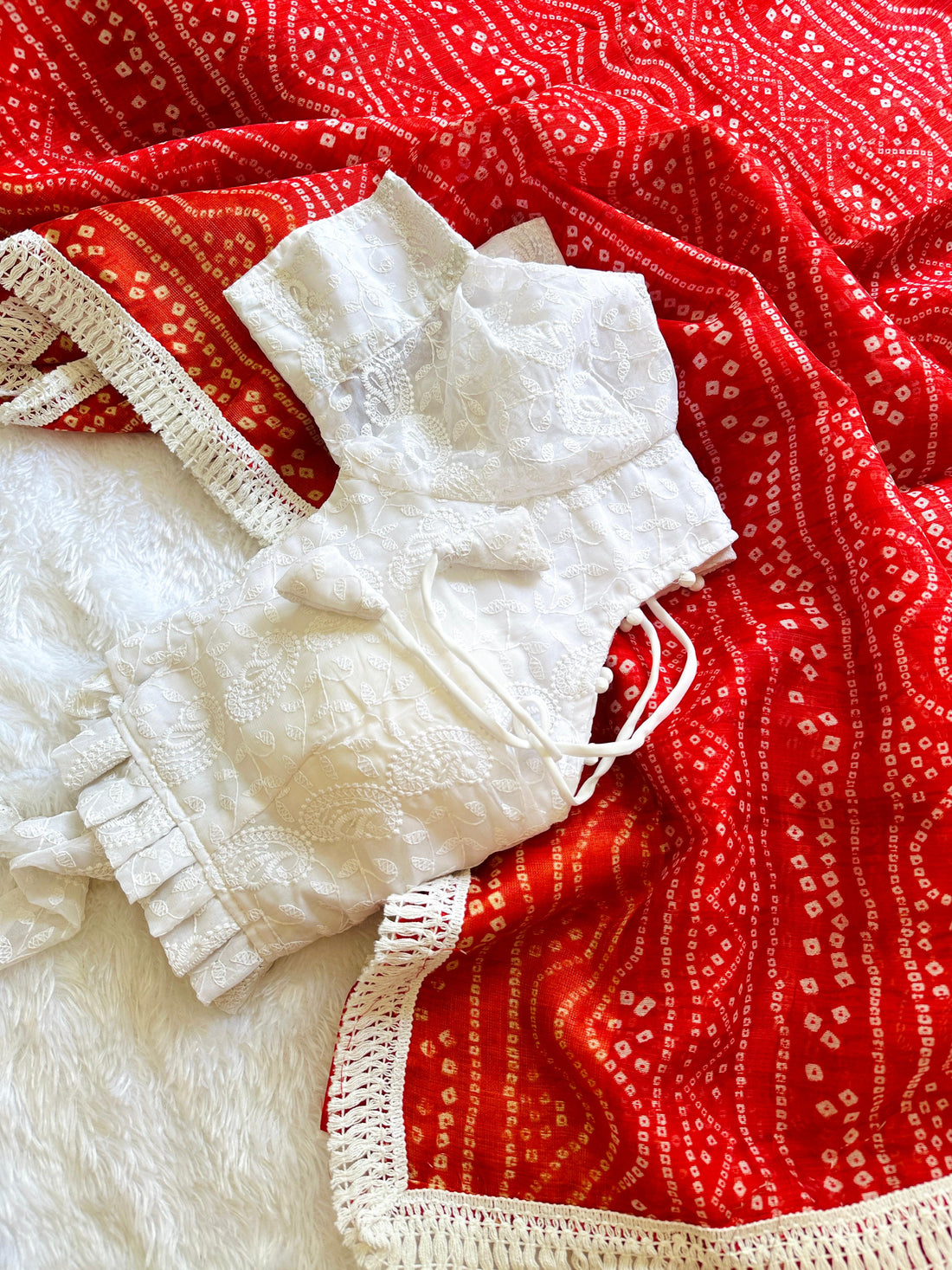 Summertime Tinted Bandhej Sarees