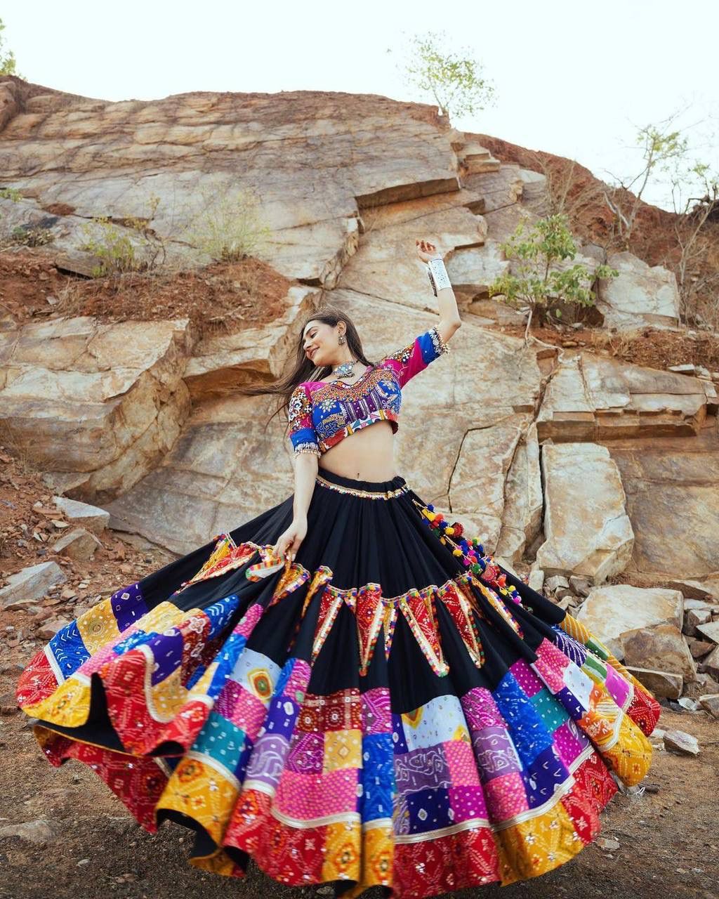 Glamorous Garba Navratri Lehenga Choli