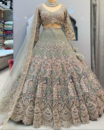 Peacock Dreamscape Lehenga Choli