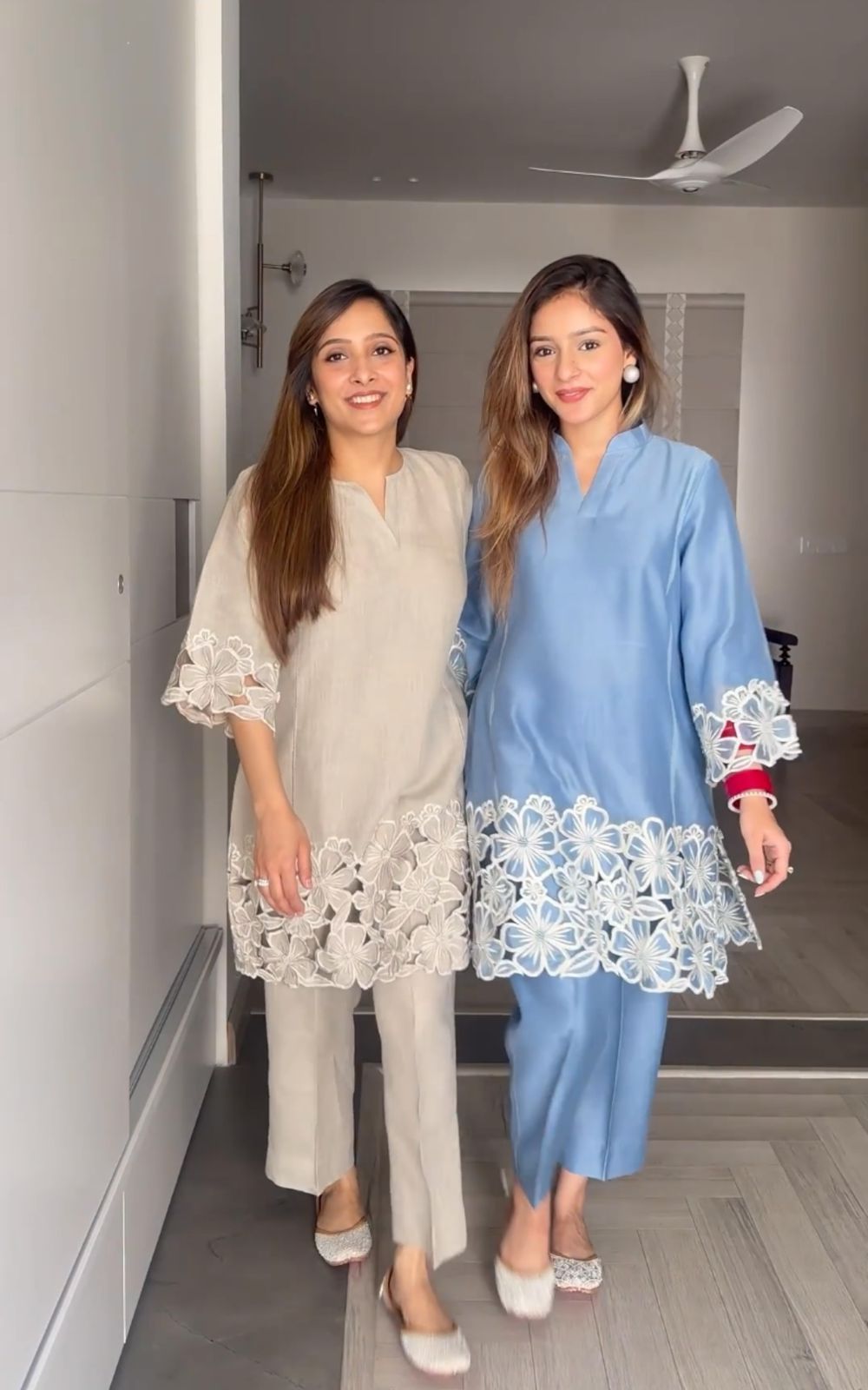 Fusion Phulkari Indo Western